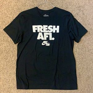 Black Nike AF-1 tee Adult M